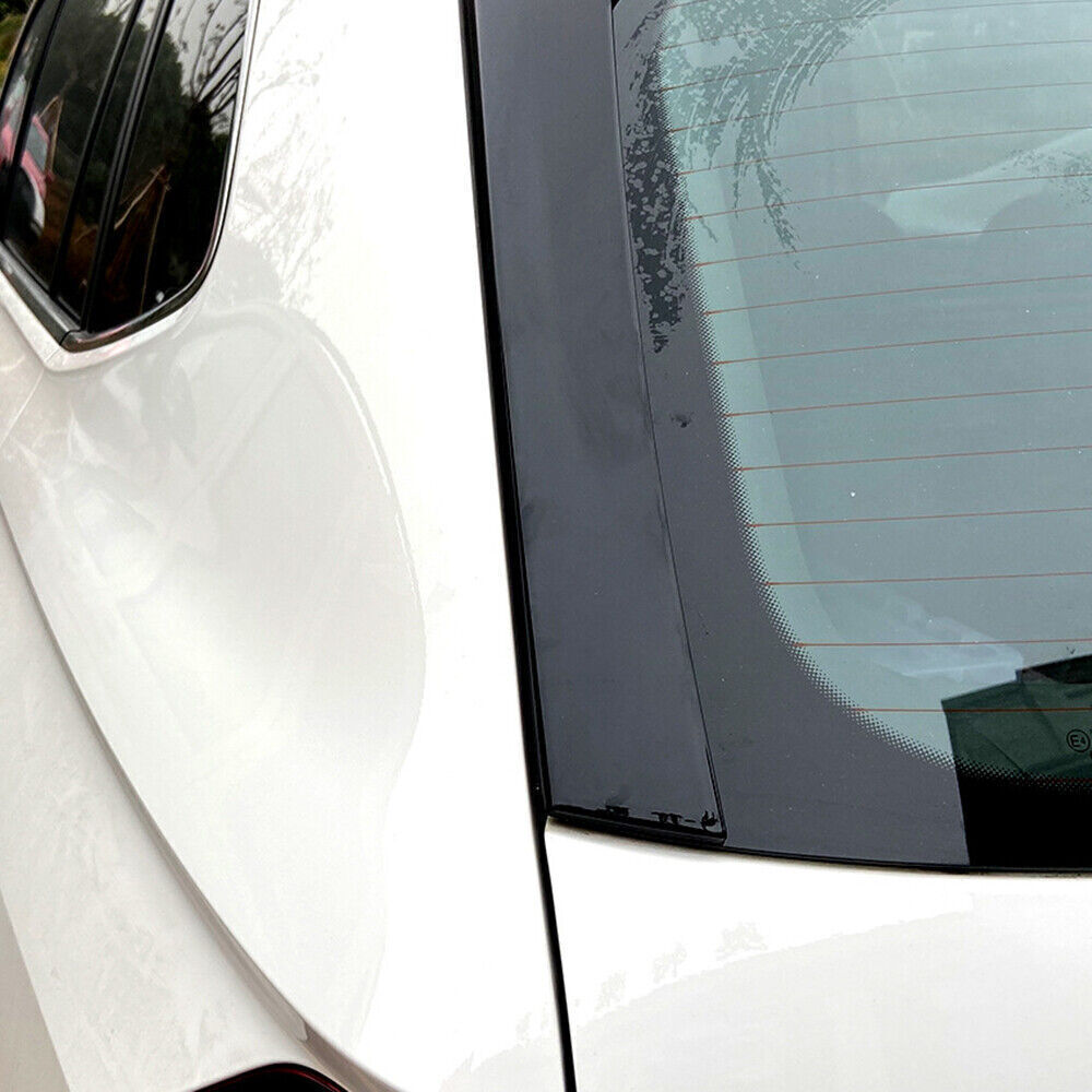 Rear Window Side Spoiler Canard Splitter Trim fits VW Tiguan MK2 2017-2020 Black