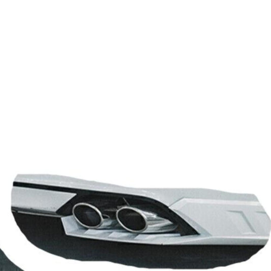 White Rear Bumper Side Cover Lip Kit + Exhaust Pipe fits Honda Accord 2018+
