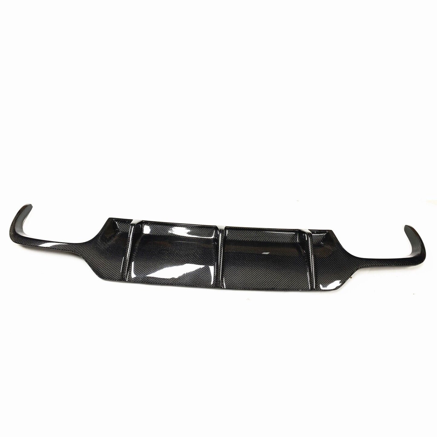 fits Mercedes Benz R230 SL63 SL65 AMG 4 Tip Rear Bumper Diffuser Lip Carbon Fiber