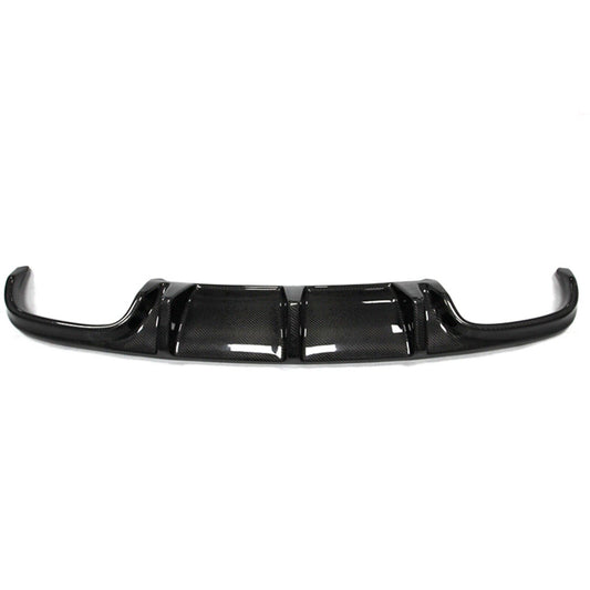 Fit fits Mercedes Benz W204 C63 AMG 2008-2011 Black Rear Bumper Diffuser Lip