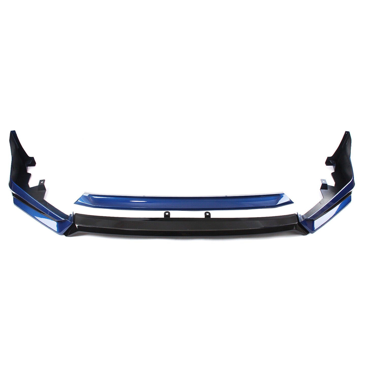 4pcs Front Bumper Spoiler Lip fits Honda Civic 11th 2022-2024 Black Blue