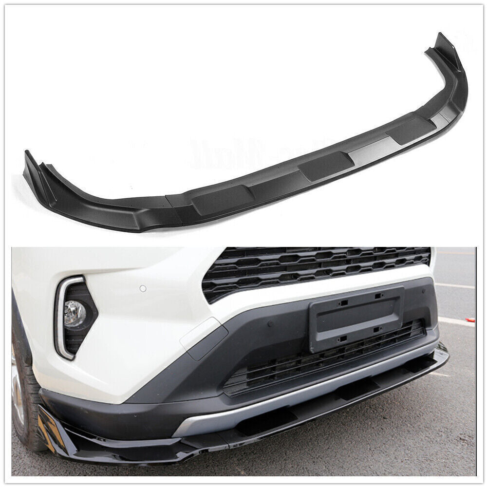 Front Bumper Lip Spoiler Splitter fits Toyota RAV4 2019-2023 Matte Black