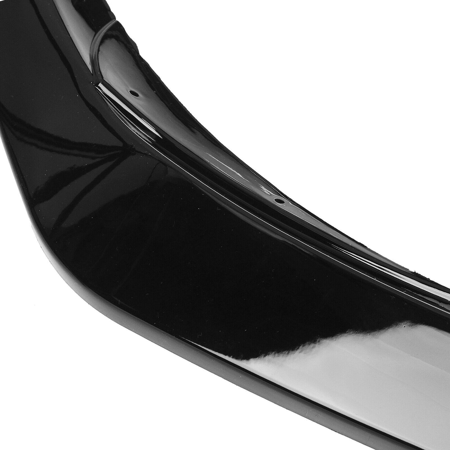 Front Bumper Spoiler Lip fits Benz A Class W176 A45 AMG 2015-2018 Sport Black uk