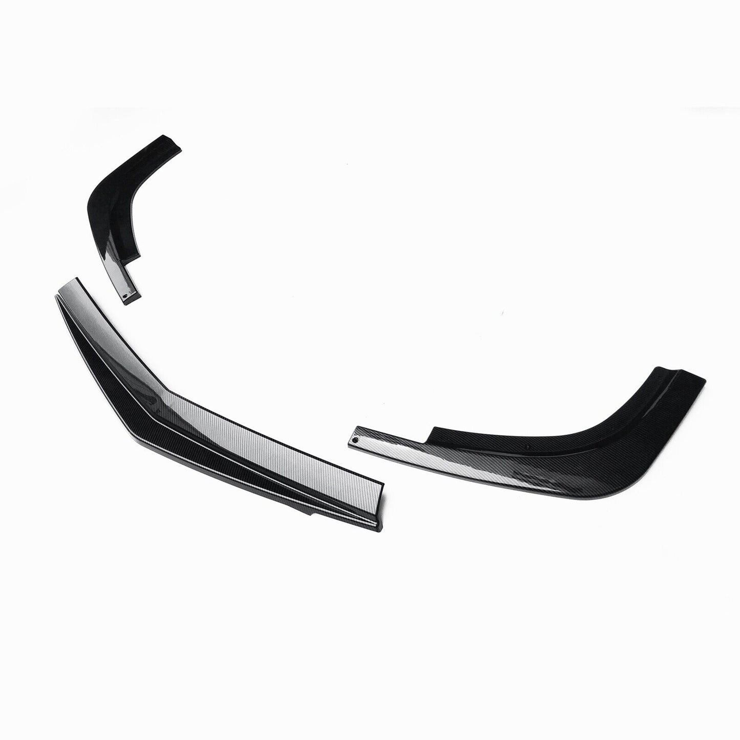 Black Front Bumper Splitter Lip fits Mercedes Benz C-Class W204 C63 2012 2013 14