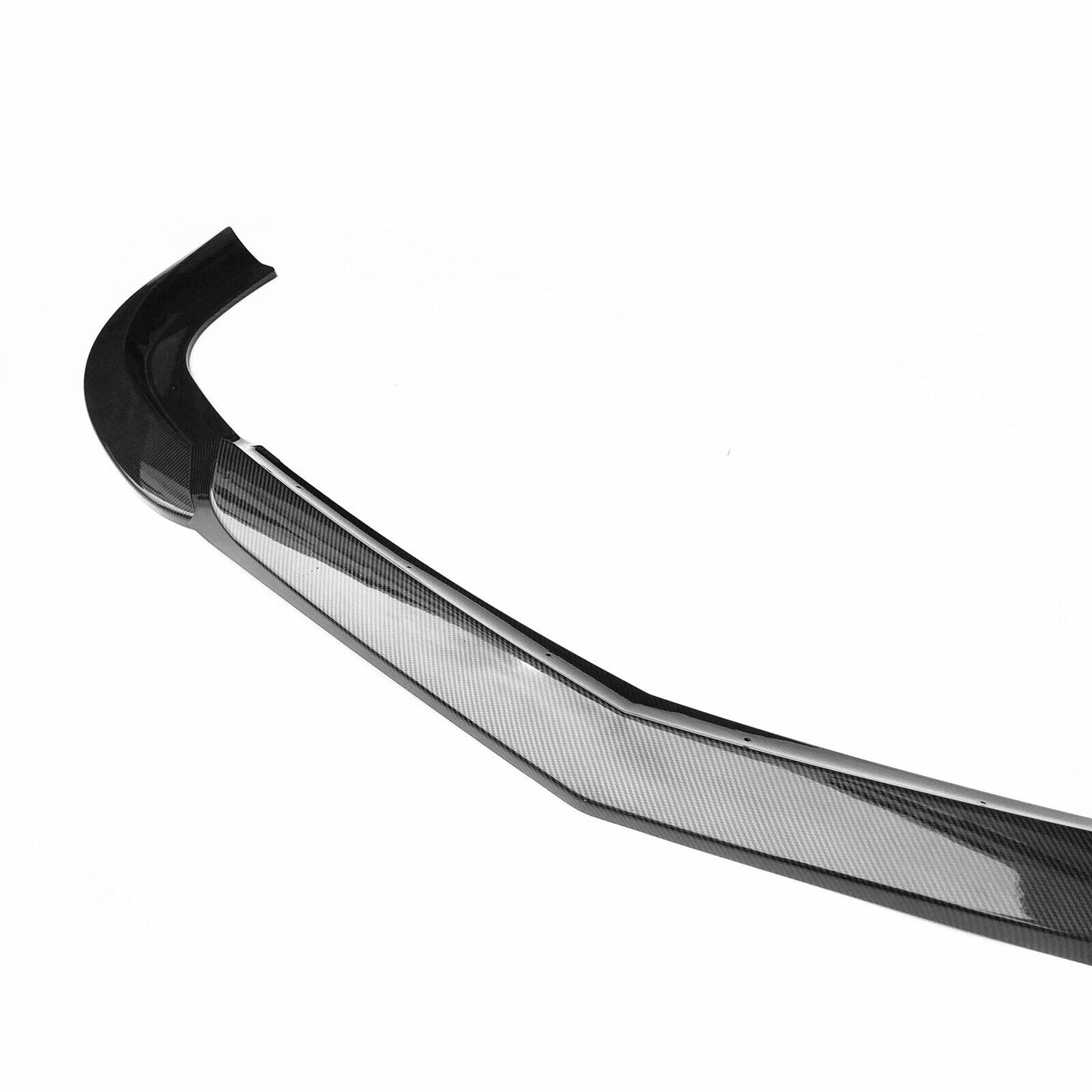 Black Front Bumper Splitter Lip fits Mercedes Benz C-Class W204 C63 2008 2009-11