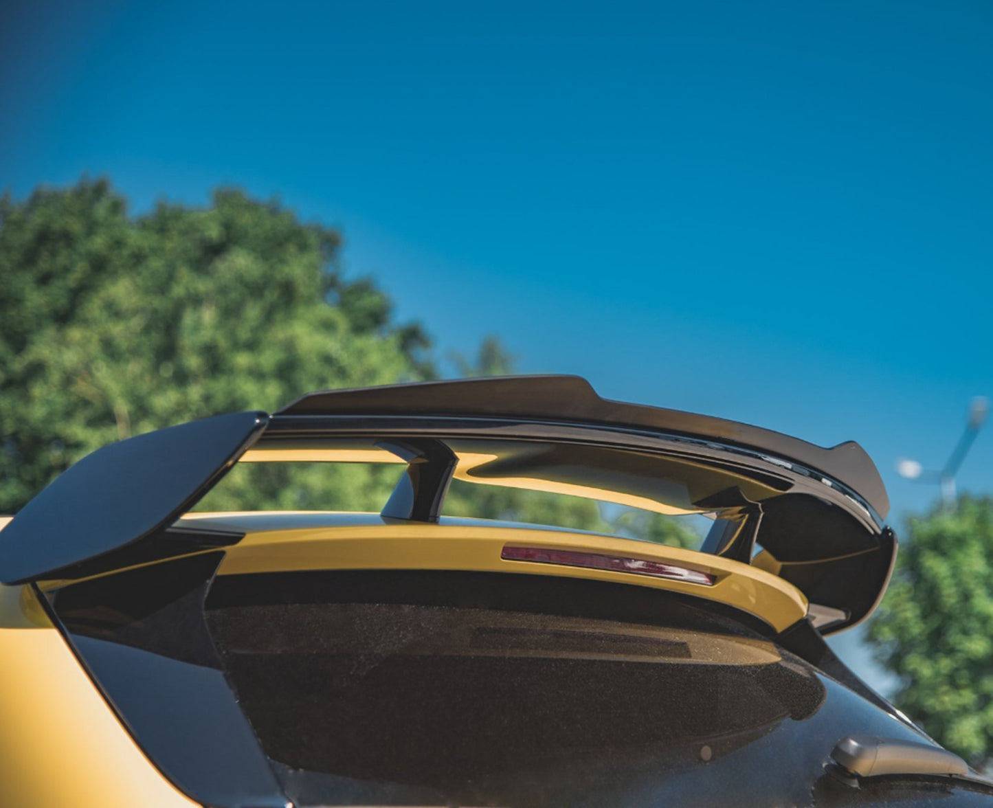 Black Rear Spoiler Wing Lip fits Mercedes Benz A Class AMG A35 A45S 2019-2022