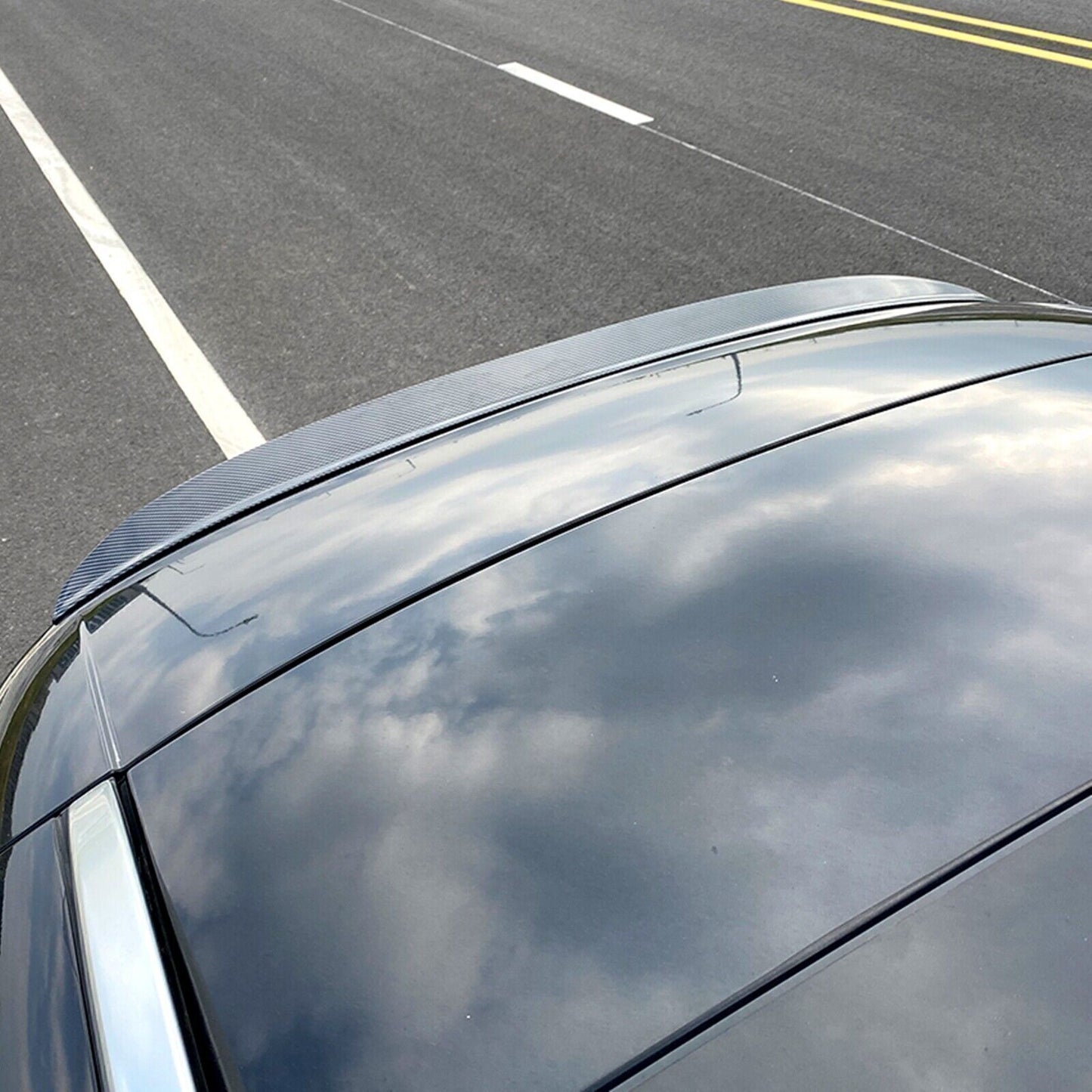 CB Style Rear Trunk Spoiler Lip fits Benz GLE W167 GLE350 450 GLE53 2020-2023