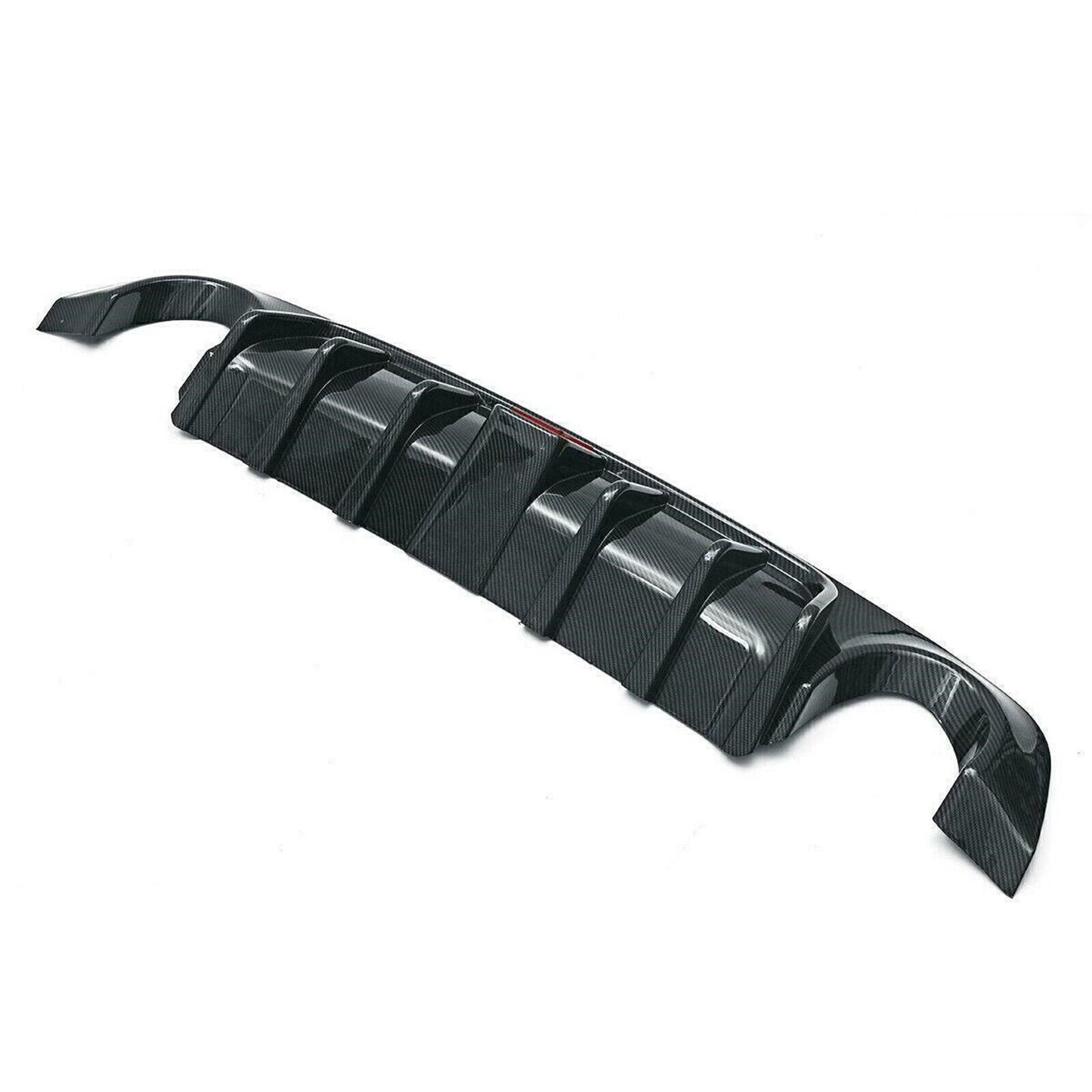 Carbon Look Rear Bumper Diffuser W/light Trunk Spoiler fits Infiniti Q50 18-23