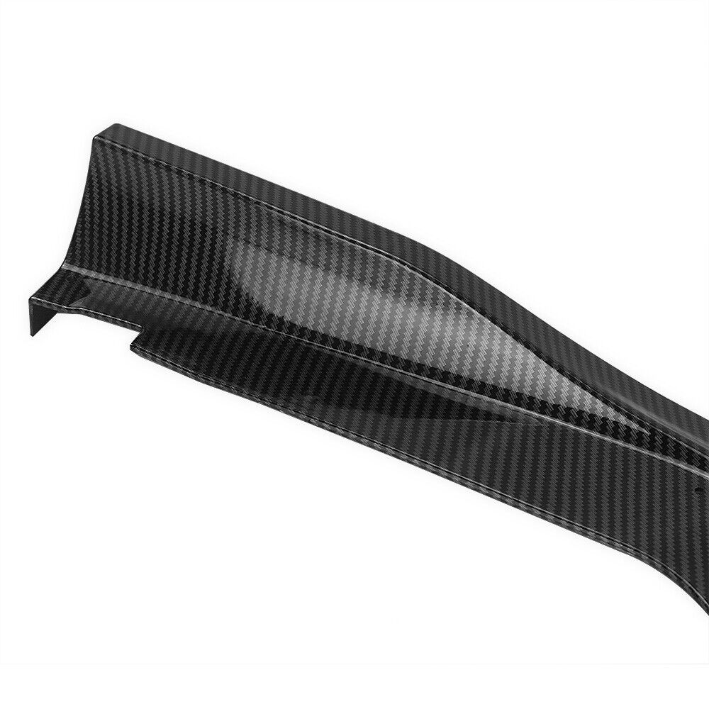 fits Subaru Impreza WRX 2015-2020 Front Bumper Spoiler Splitter Lip Carbon Look