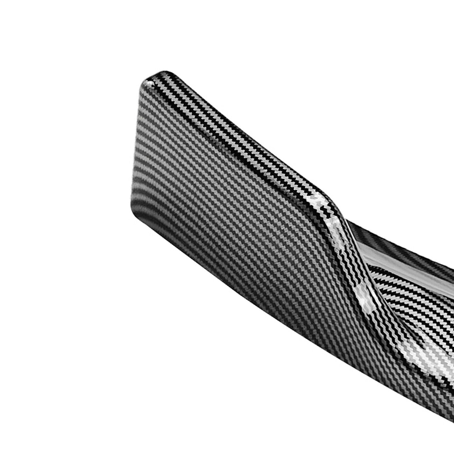 Carbon Style Front Spoiler Splitter Lip fits Mercedes Benz C Class W205 2019-2021