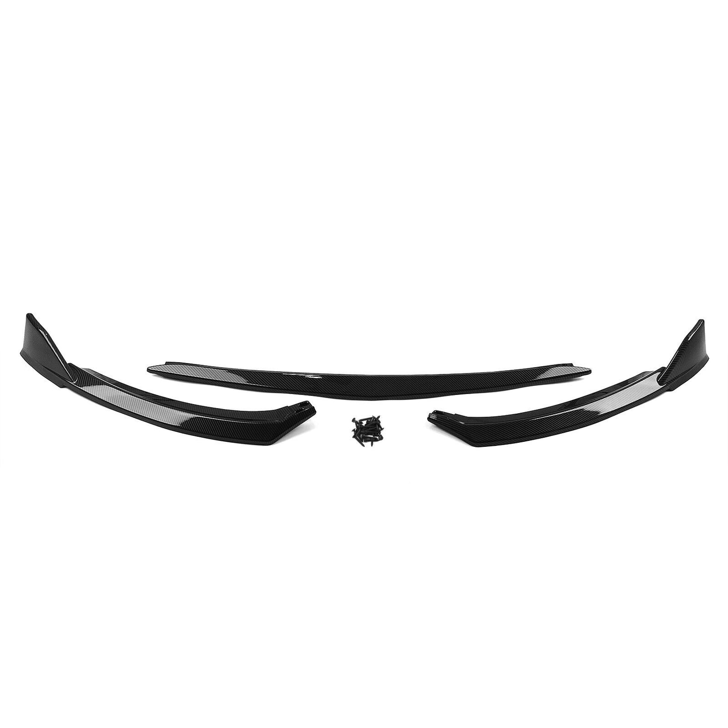 3x Front Bumper Spoiler Splitter Fit fits Toyota GR86 2022-2023 Carbon Fiber Look