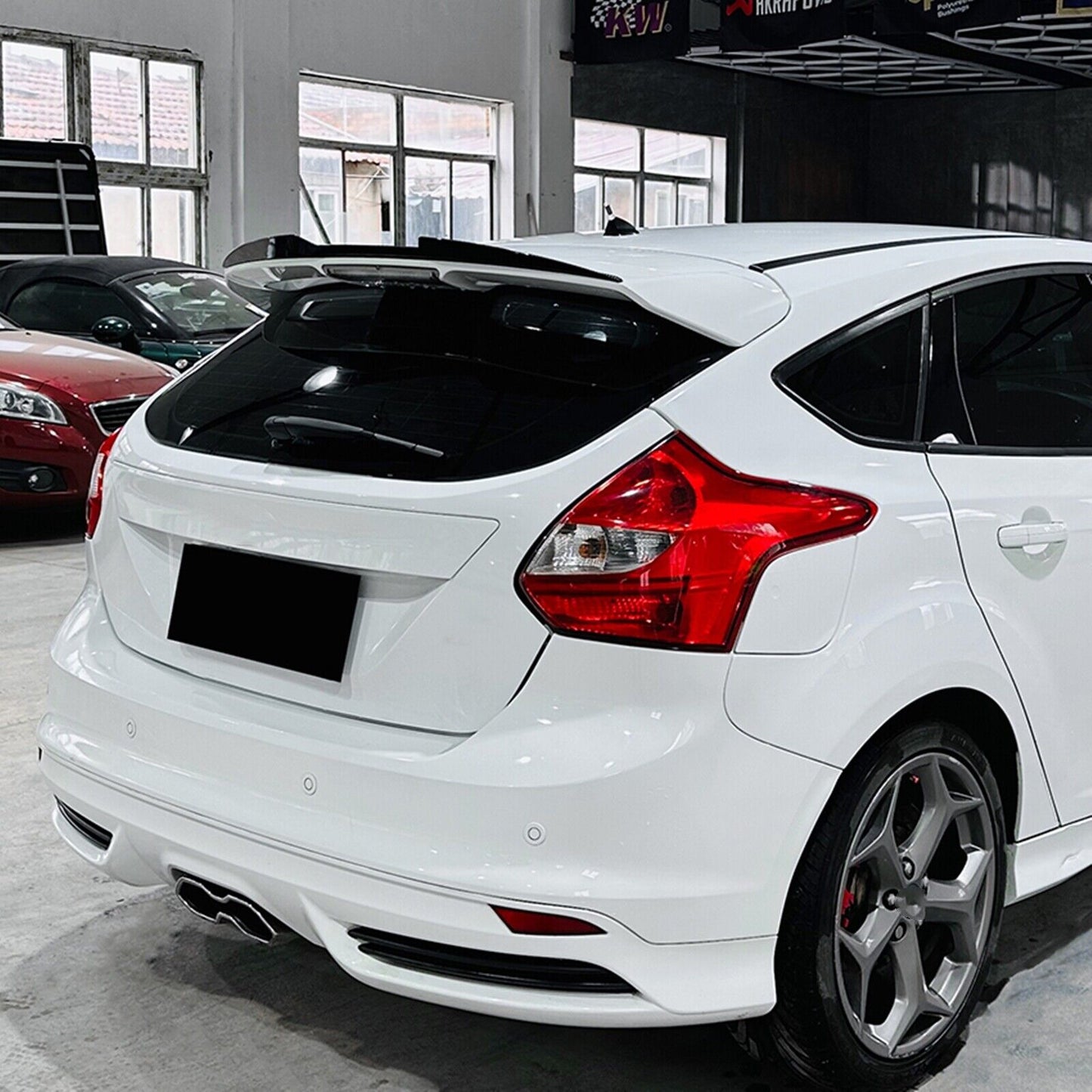 Rear Trunk Spoiler Lip Wing Roof Lid fits fitsd Focus MK3 ST Line 11-17 CB Look