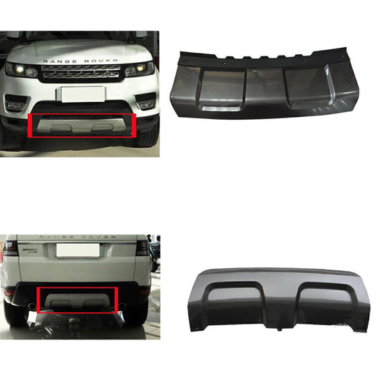 Front + Rear Bumper Skid Plate Trim Board fits Land Rover Range Rover 2014-2017