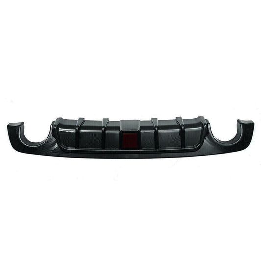 Rear Bumper Diffuser Lip+Side Splitter Corner fits Infiniti Q50 2018-2021 W/Led