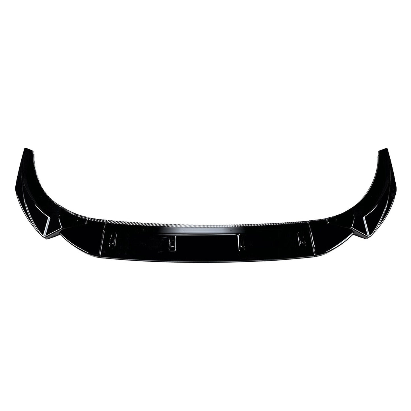 Front Bumper Spoiler Lip Fit fits Audi A4 S4 B9.5 Sline 2020-2024 Gloss Black