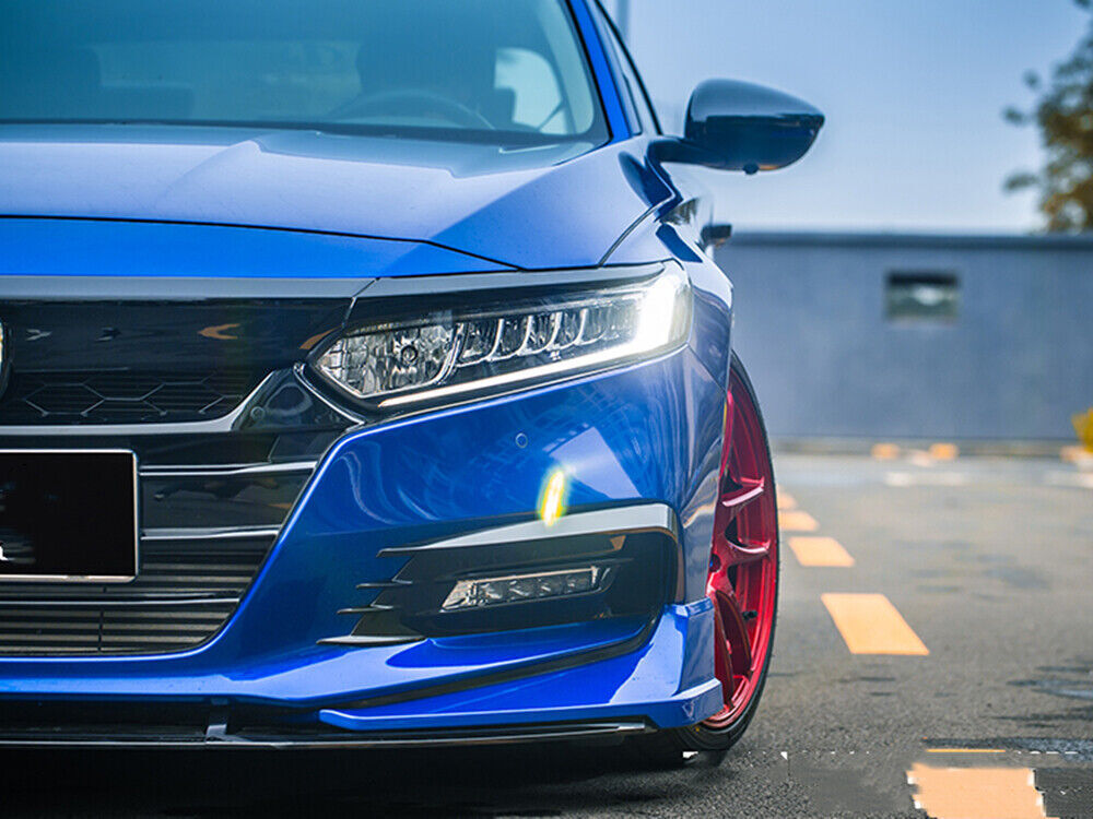 Front Bumper Blue Surround Molding Spoiler Trim Fit fits Honda Accord 2018-2020