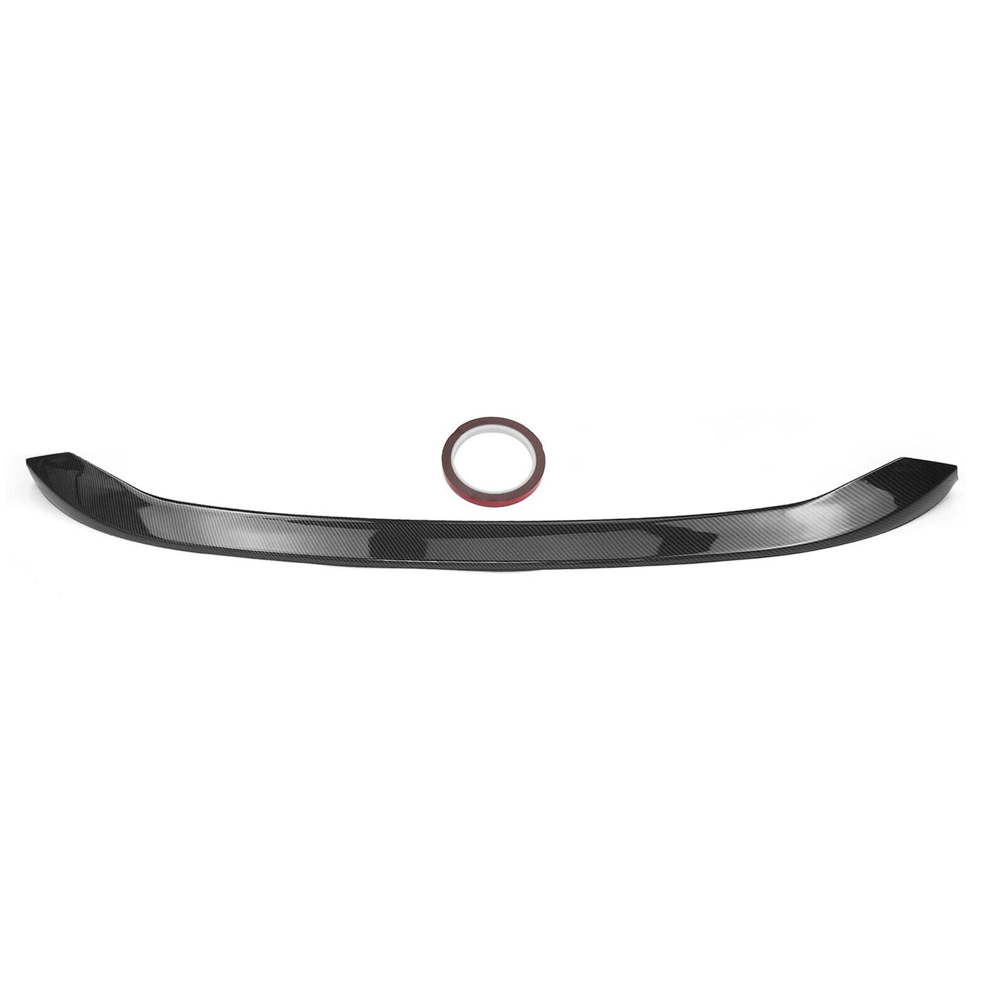 Black Rear Bumper Diffuser Trunk Spoiler Lip fits Infiniti Q50 2014-2017 +Light