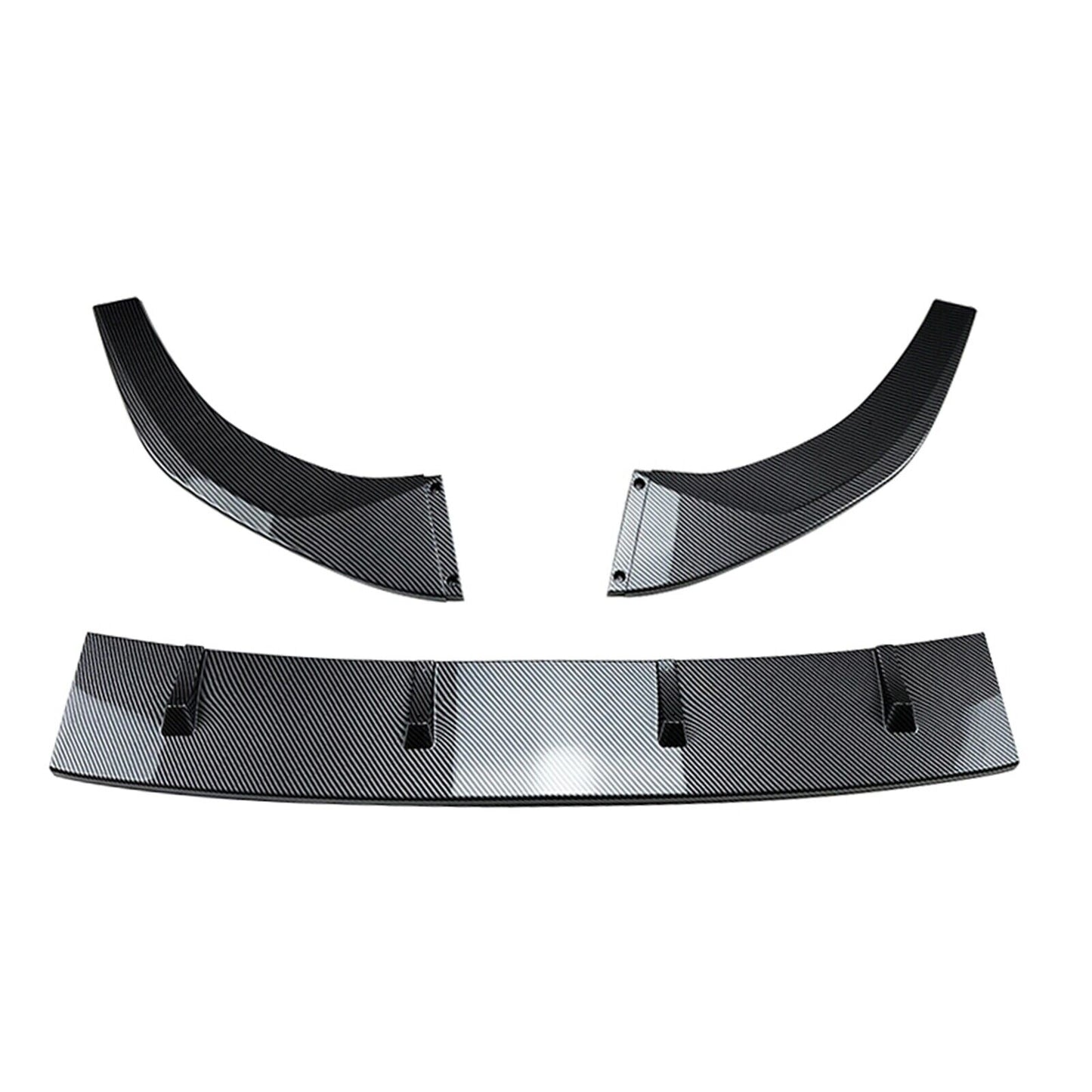 Carbpm Look Front Spoiler Lip Splitter Kit fits VW GOLF 8 MK8 GTI Rline 2020-2023