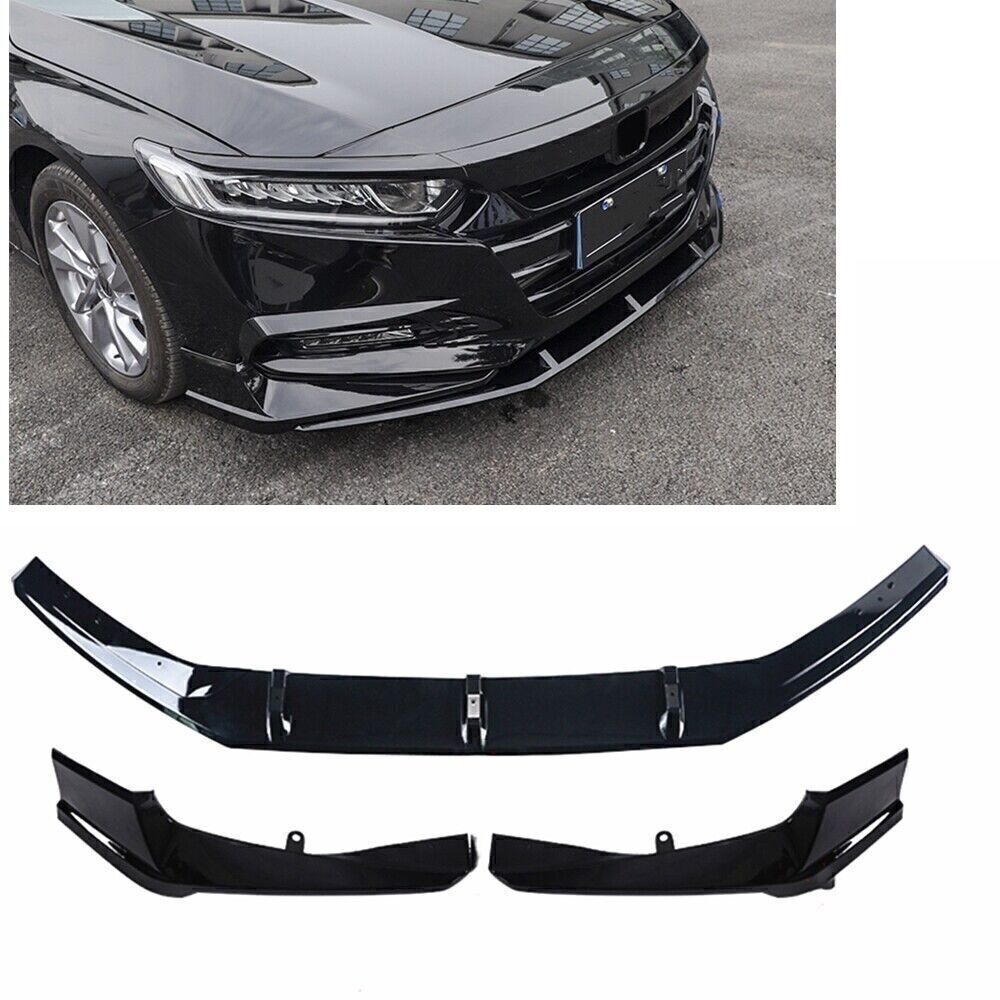 Front Bumper Spoiler Black Surround Molding Cover Trim fits Honda Accord 2018-20