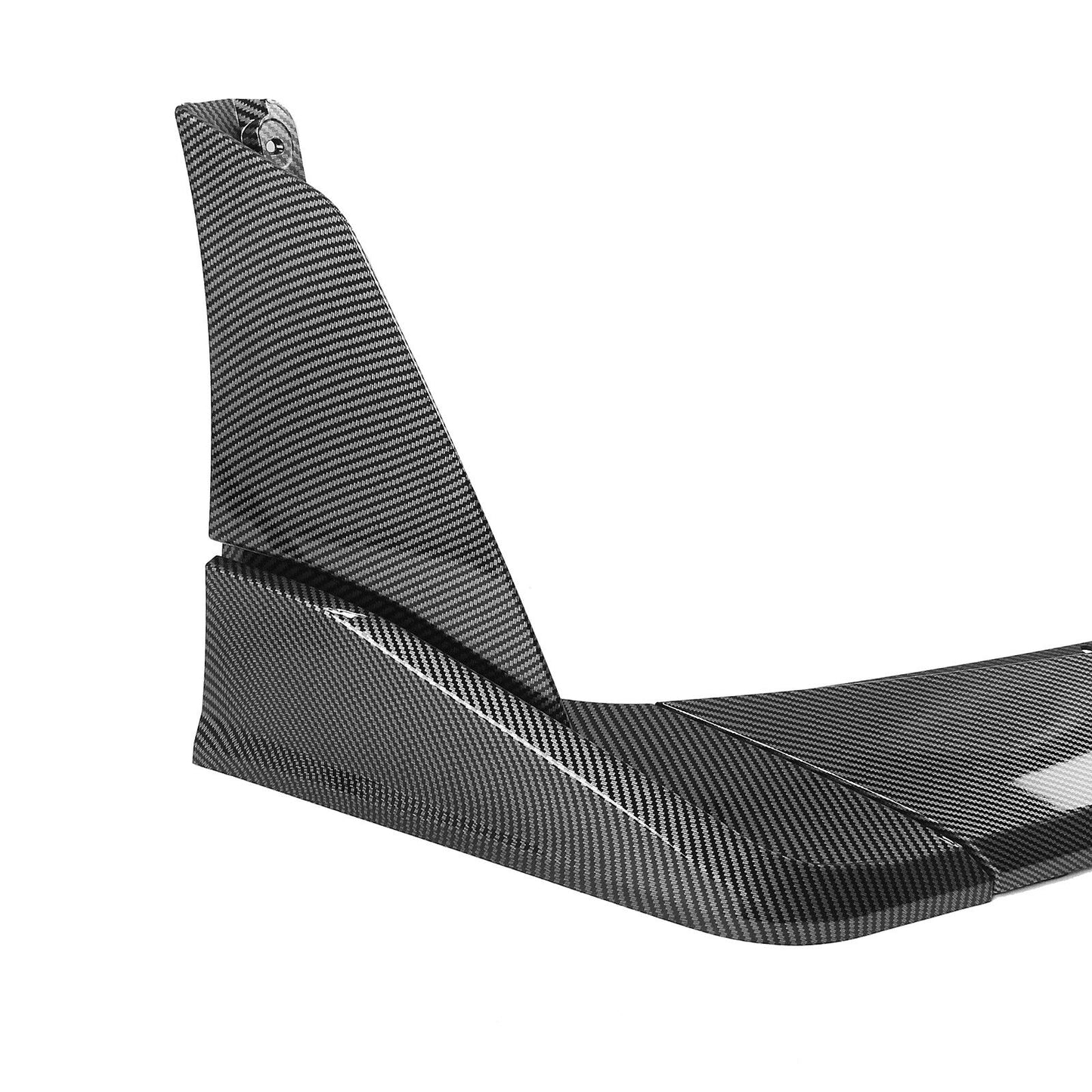 Carbon Fiber Look Front Bumper Spoiler Lip Splitter fits Chevy Corvette C8 20-24