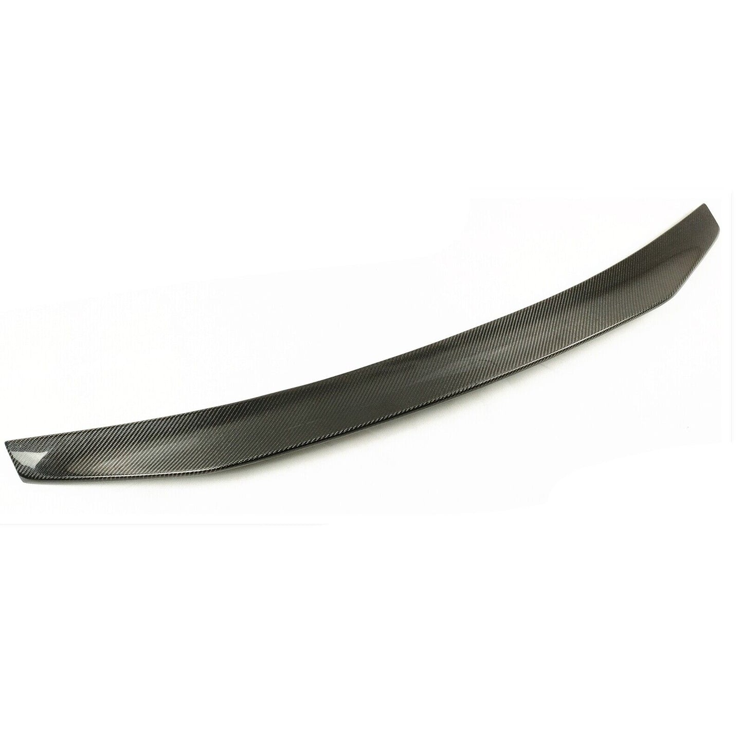 Carbon Fiber Rear Trunk Spoiler Lip fits Lexus GS200 GS300 GS450h 2013-2020 Black