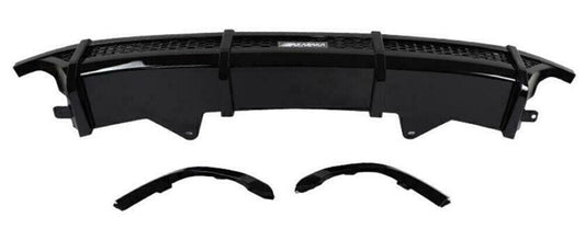 fits Honda Accord 2018+ Front Bumper Spoiler Cover Trim & Rear Diffuser Black