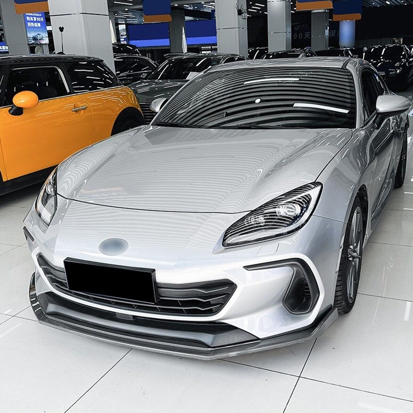 Front Bumper Spoiler Lip Splitter Kit Fit fits Subaru BRZ 2022-2024 CB Look