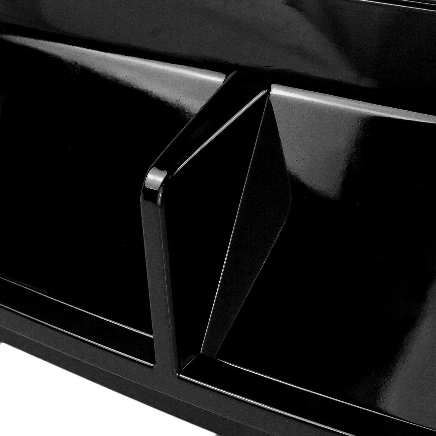 Glossy Black Rear Bumper Protector Diffuser Fit fits Audi A3 Hatchback 2017-2020