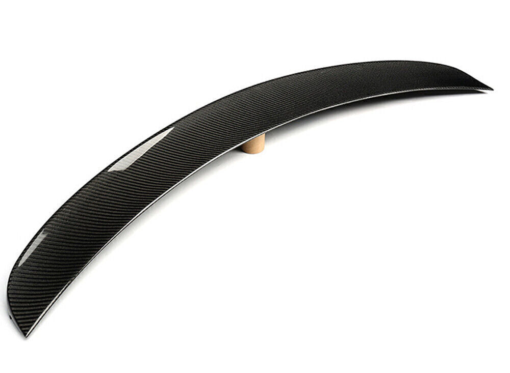 Carbon Fiber Rear Spoiler Trunk Wing Lip fits 2017-23 18 Tesla Model 3 YG Black