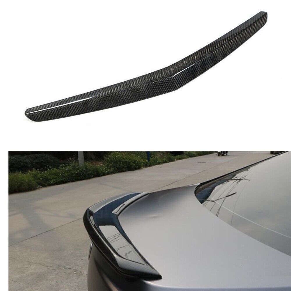 Real Carbon Fiber Rear Trunk Spoiler Wing fits Cadillac ATS Sedan 2014-2019