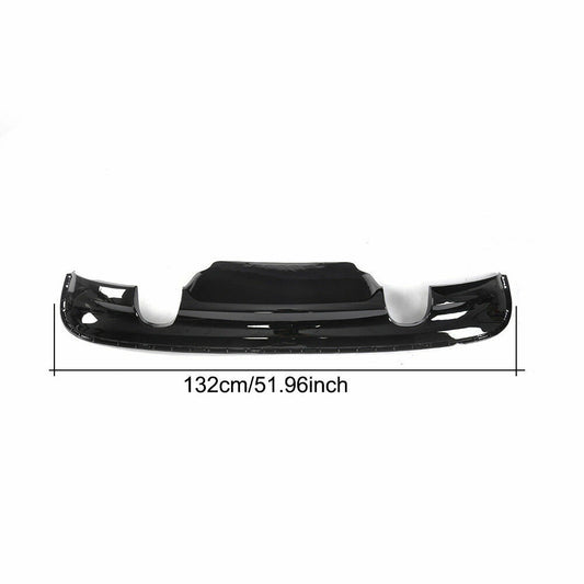 Rear Bumper Diffuser Lip fits Jaguar XF Sedan 2016-2018 Gloss Black UK