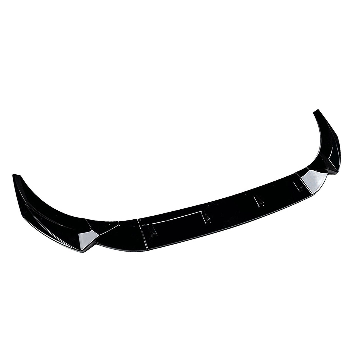 Front Bumper Spoiler Lip Fit fits Audi A4 S4 B9.5 Sline 2020-2024 Gloss Black