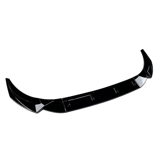Front Bumper Spoiler Lip Fit fits Audi A4 S4 B9.5 Sline 2020-2024 Gloss Black