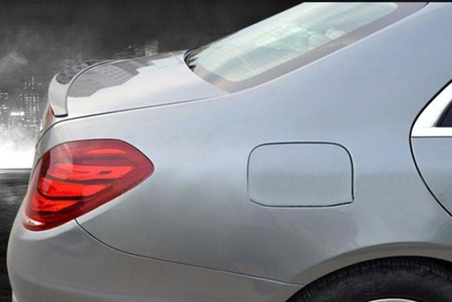 Carbon Fiber Rear Trunk Spoiler Lip Wing fits Mercedes Benz W222 S-Class 2014-20