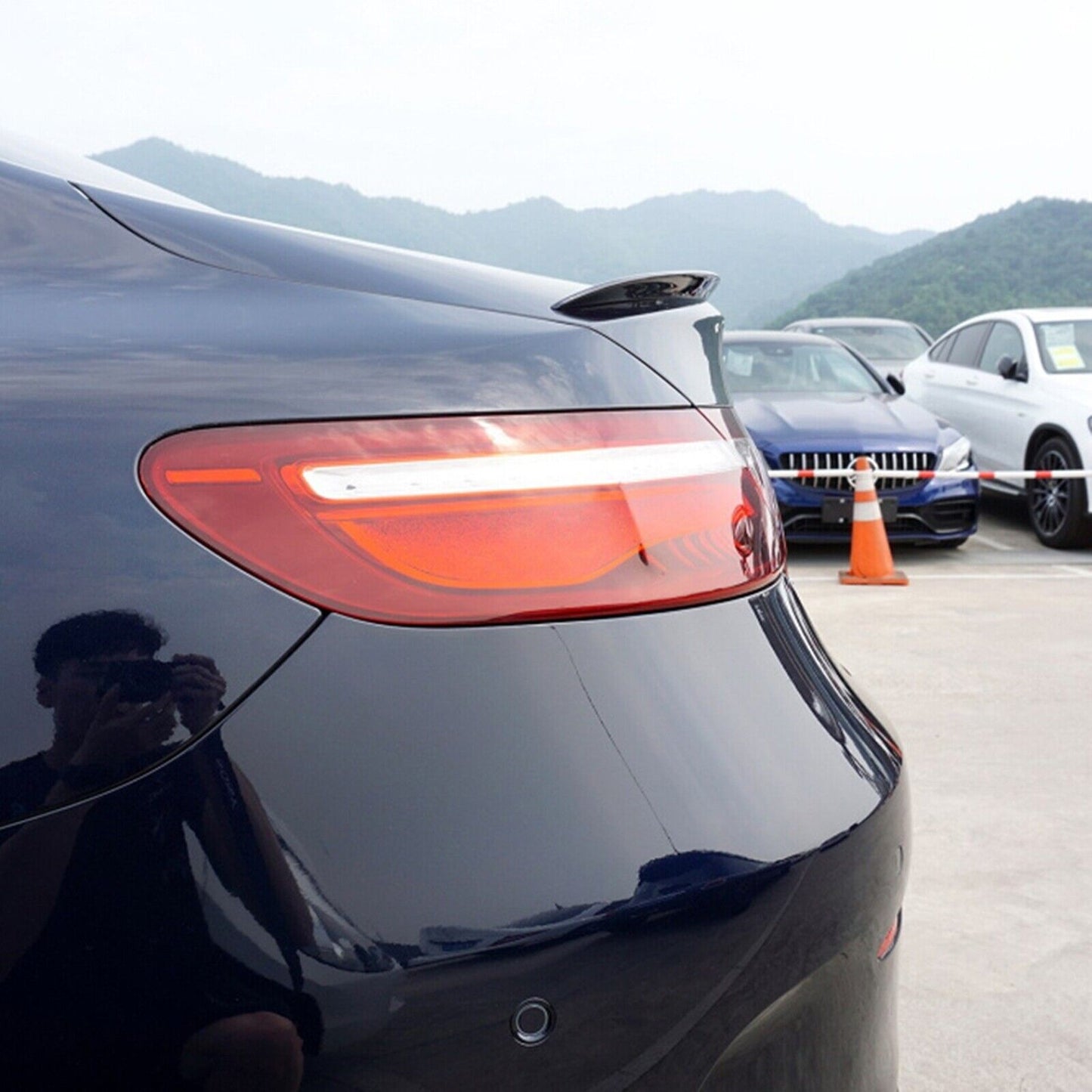 Gloss Black Rear Trunk Spoiler Wing fits Benz E Coupe C238 2016-2022 E Class AMG