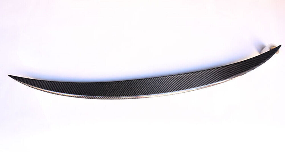 Carbon Fiber Rear Trunk Spoiler Lip Black fits 2012+ Volvo S60 T4 T5 T6 4Dr Sedan