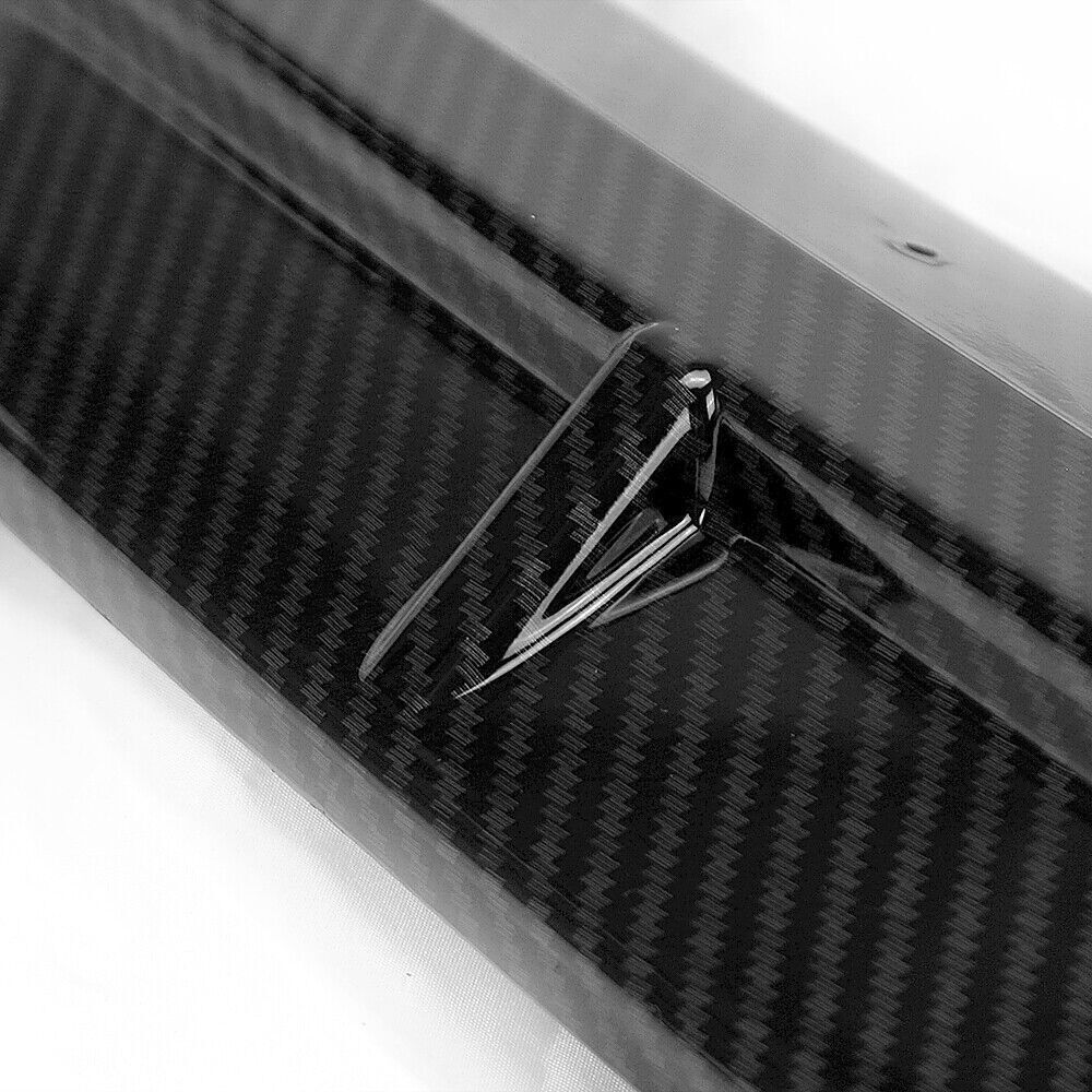 Black Front Bumper Spoiler Splitter Lip fits Mercedes Benz CLA W117 2017-2018