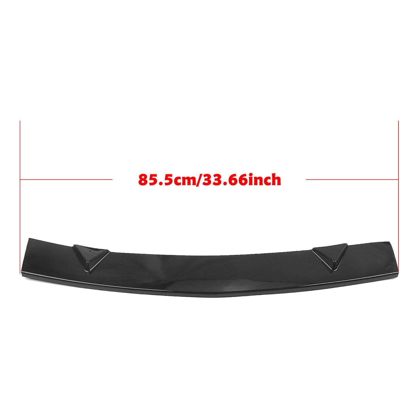 Front Bumper Lip Spoiler Splitter fits Infiniti Q60 2017-2022 Gloss Black