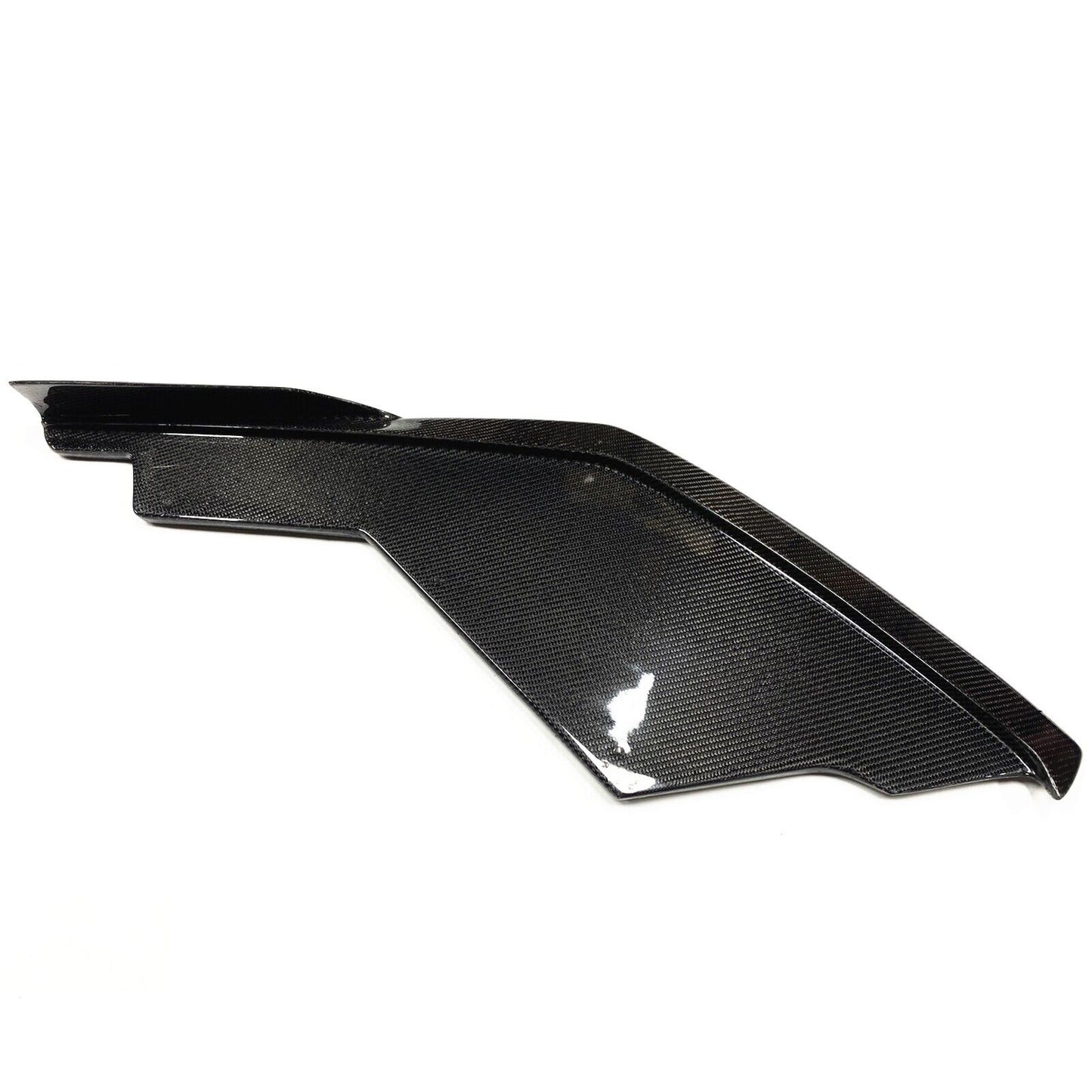 2x Carbon Fiber Front Bumper Side Spoiler Cover fits Huracan LP600 LP610 2014-17