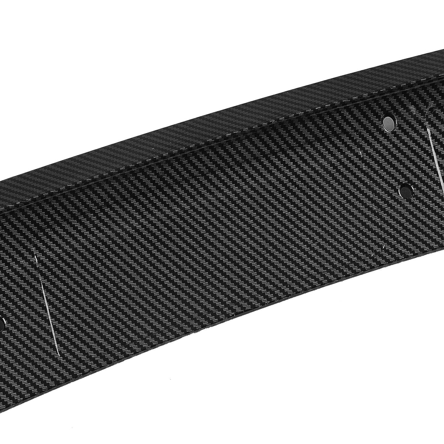 Carbon Fiber Style Front Bumper Spoiler Splitter Lip fits Tesla Model Y 2020-2023