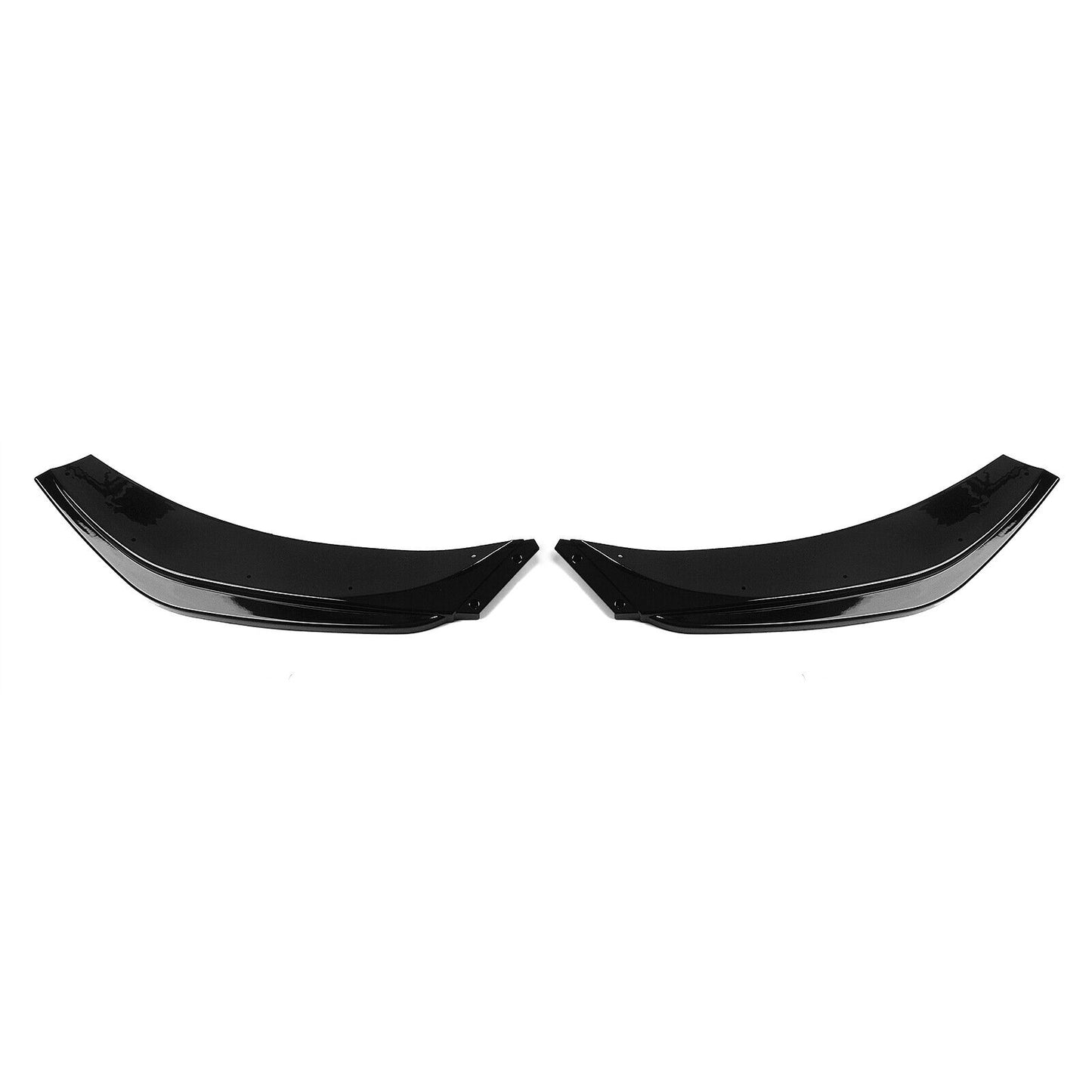 3x Front Bumper Spoiler Lip Fit fits Benz C Class W206 S206 C43 AMG 2022-24 Black