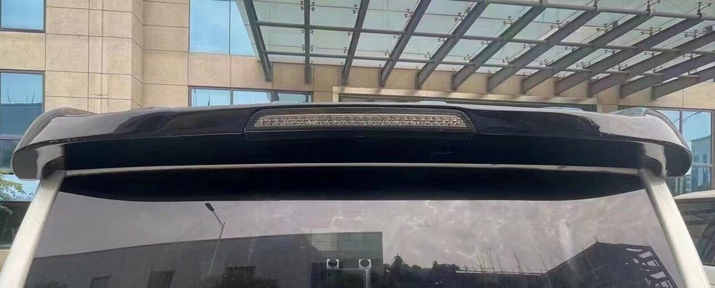 Black Rear Trunk Spoiler Lip W/ 3Rd Mounted Light fits Land Rover LR4 2010-2016