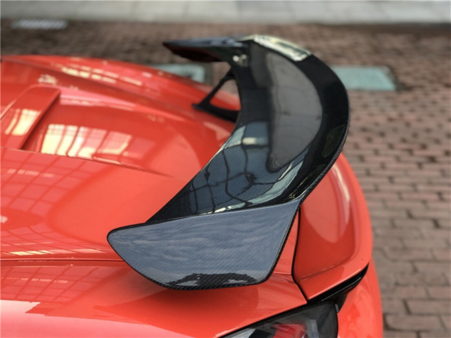 Carbon Fiber Rear Trunk Spoiler Wing fits Porsche Cayman 718 986 987 Boxster GT4