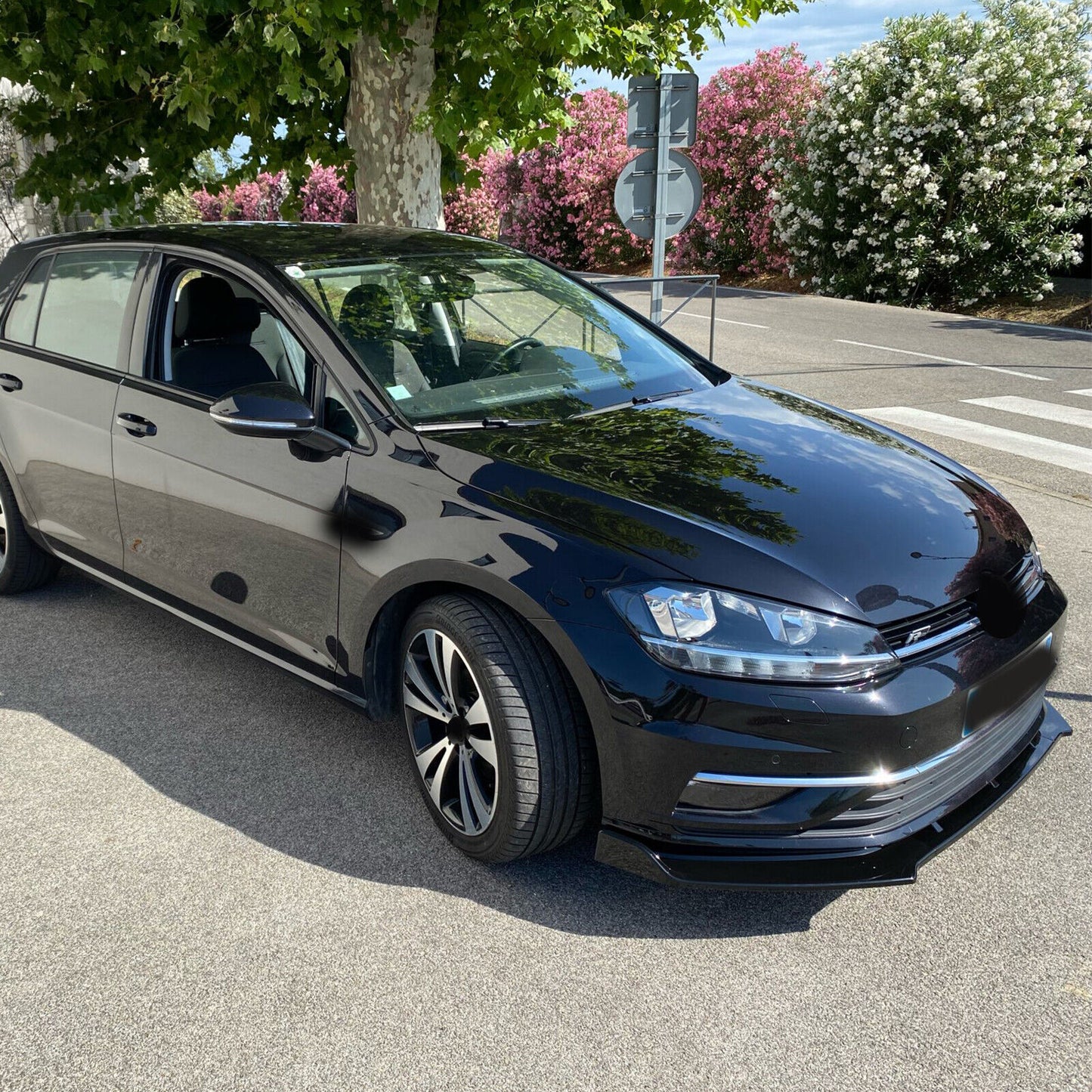 Front Bumper Body Kit Cover Trim Splitter Lip fits VW Golf 7.5 2014 2015-2017