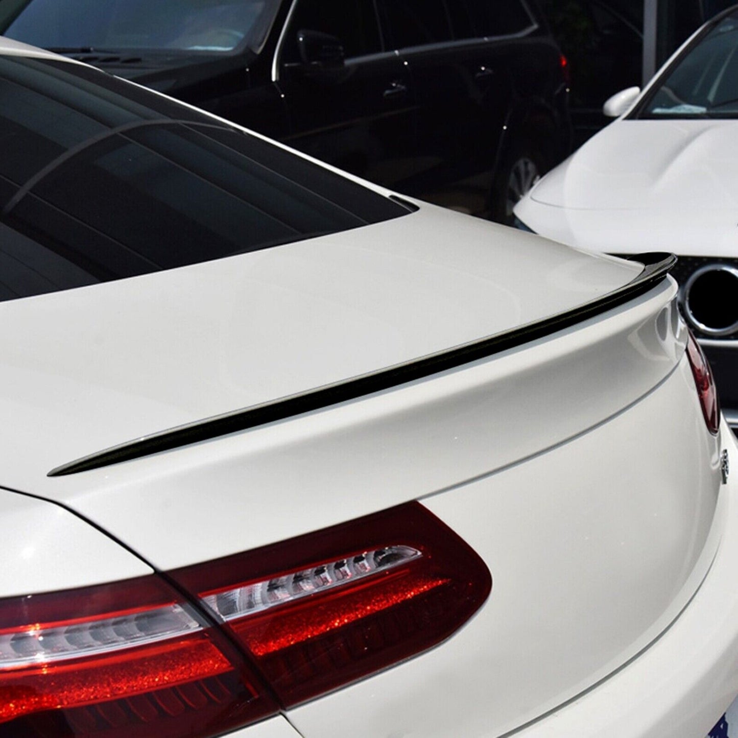 Gloss Black Rear Trunk Spoiler Wing fits Benz E Coupe C238 2016-2022 E Class AMG