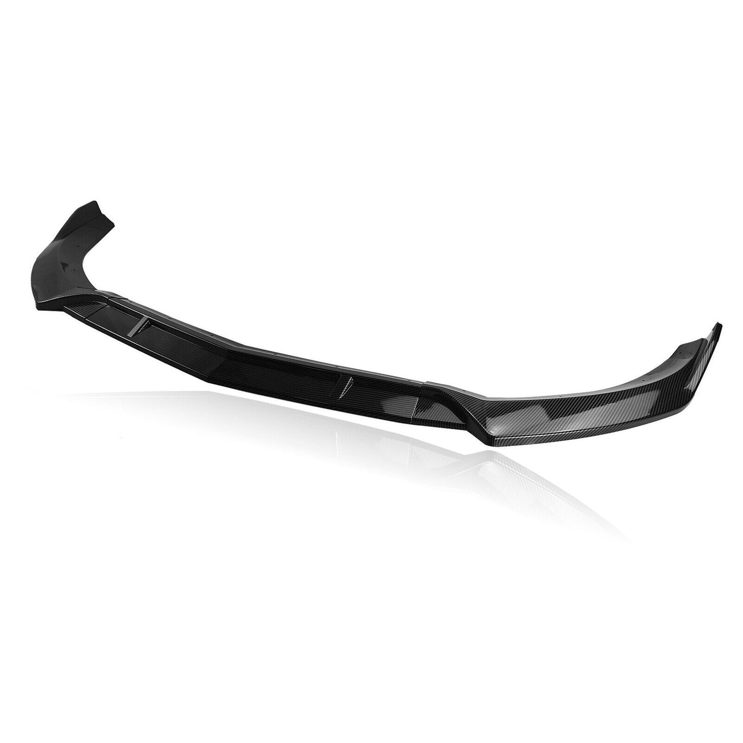 Front Bumper Spoiler Lip fits 2015-2018 Mercedes-Benz W218 CLS Carbon Fiber Look