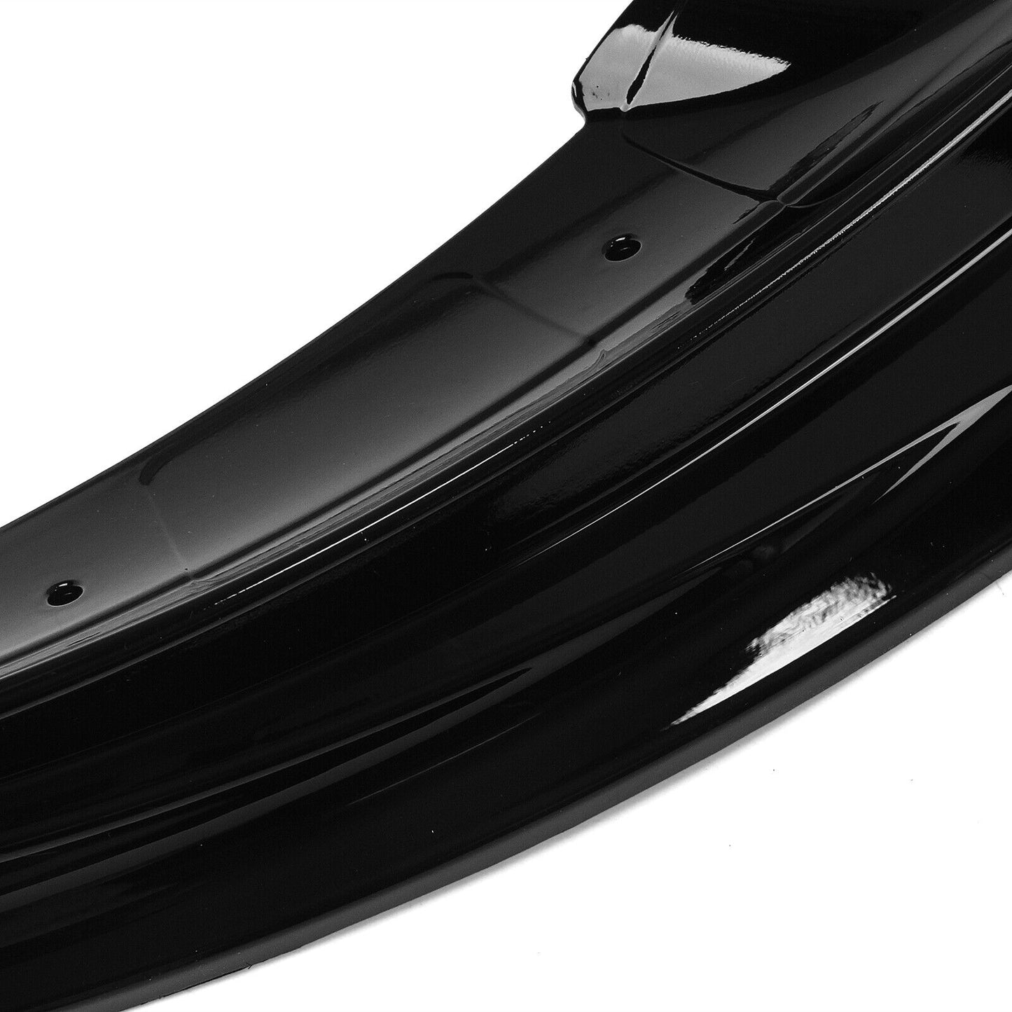 Gloss Black Front Spoiler Lip Splitter Kit fits Tesla Model Y 2020-2023 4PCS