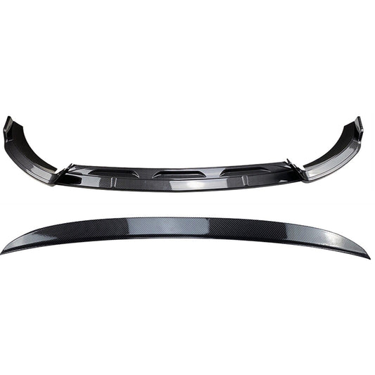 fits Mercedes Benz GLE W167 C167 20-23 Front Lip + Rear Trunk Spoiler CB Look