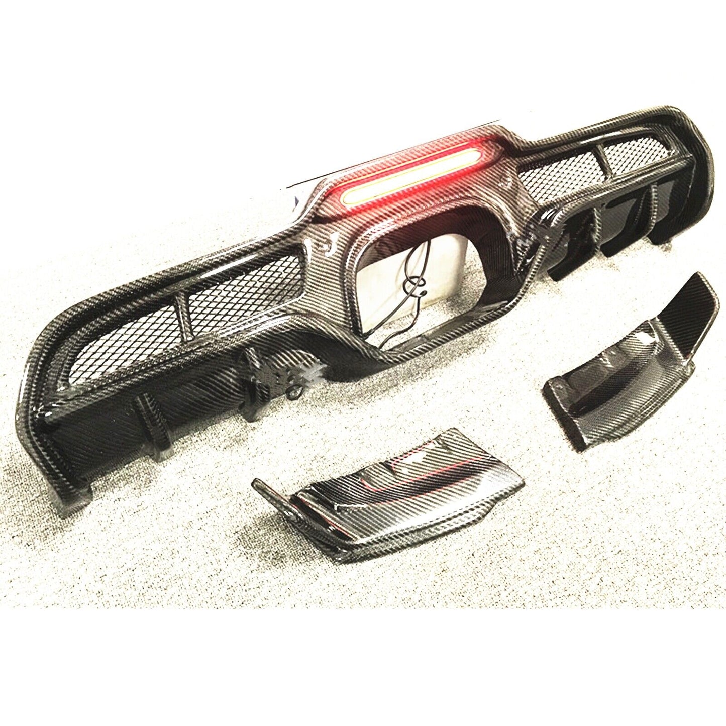 Real Carbon Fiber Rear Bumper Diffuser Lip Kit fits Mini Cooper S F54 F55 F56 F57