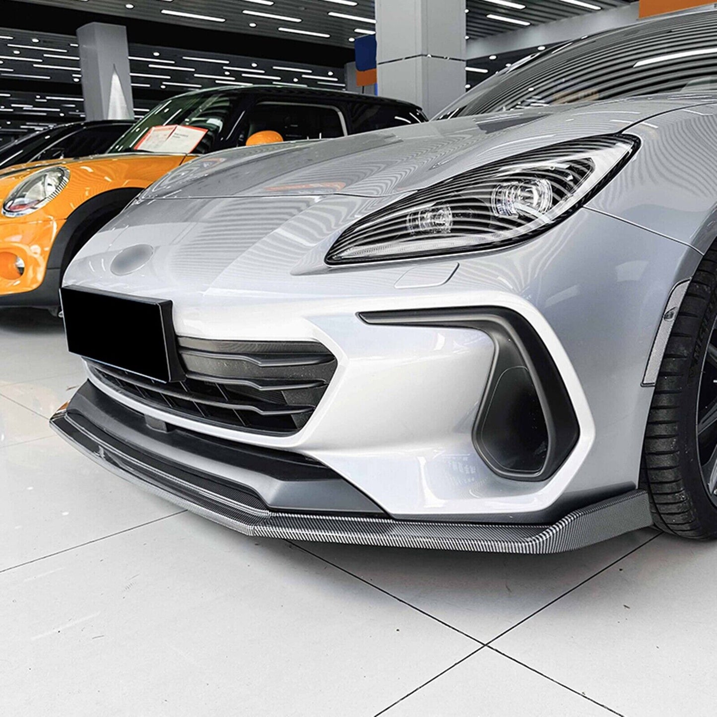 Front Bumper Spoiler Lip Splitter Kit Fit fits Subaru BRZ 2022-2024 CB Look